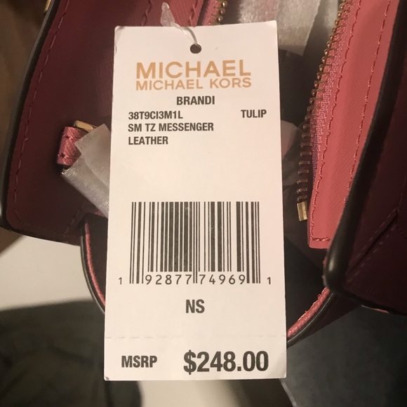 MICHAEL KORS HAND BAG BRANDY TULIP